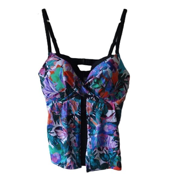 Swimsuits for All size 20 tankini top, NWT, adjustable shoulder & back straps, - Picture 1 of 16